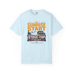 Sunrise Start Stove Top Finish - T-Shirt
