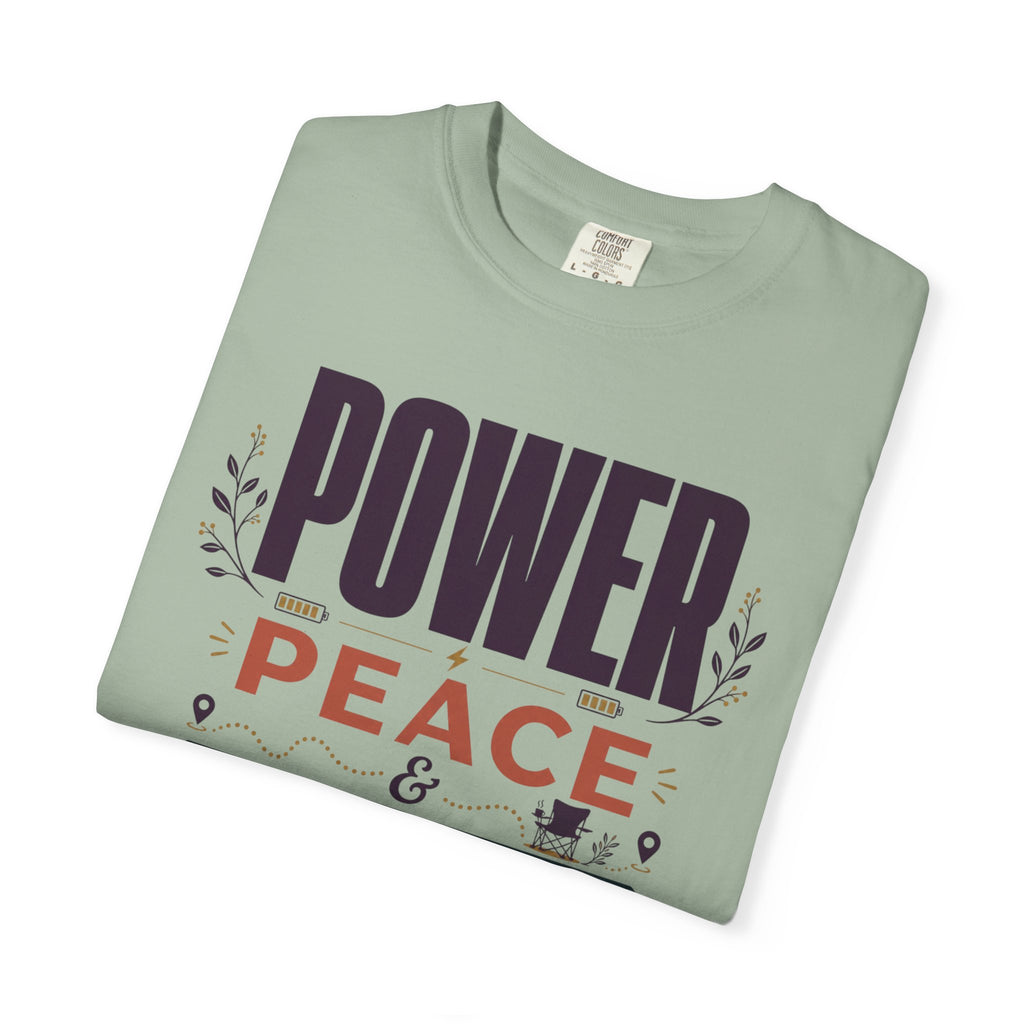 Power Peace And A Good Pull Off - T-Shirt