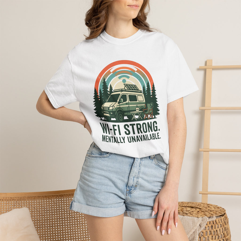 Wifi Strong Mentally Unavailable - T-Shirt
