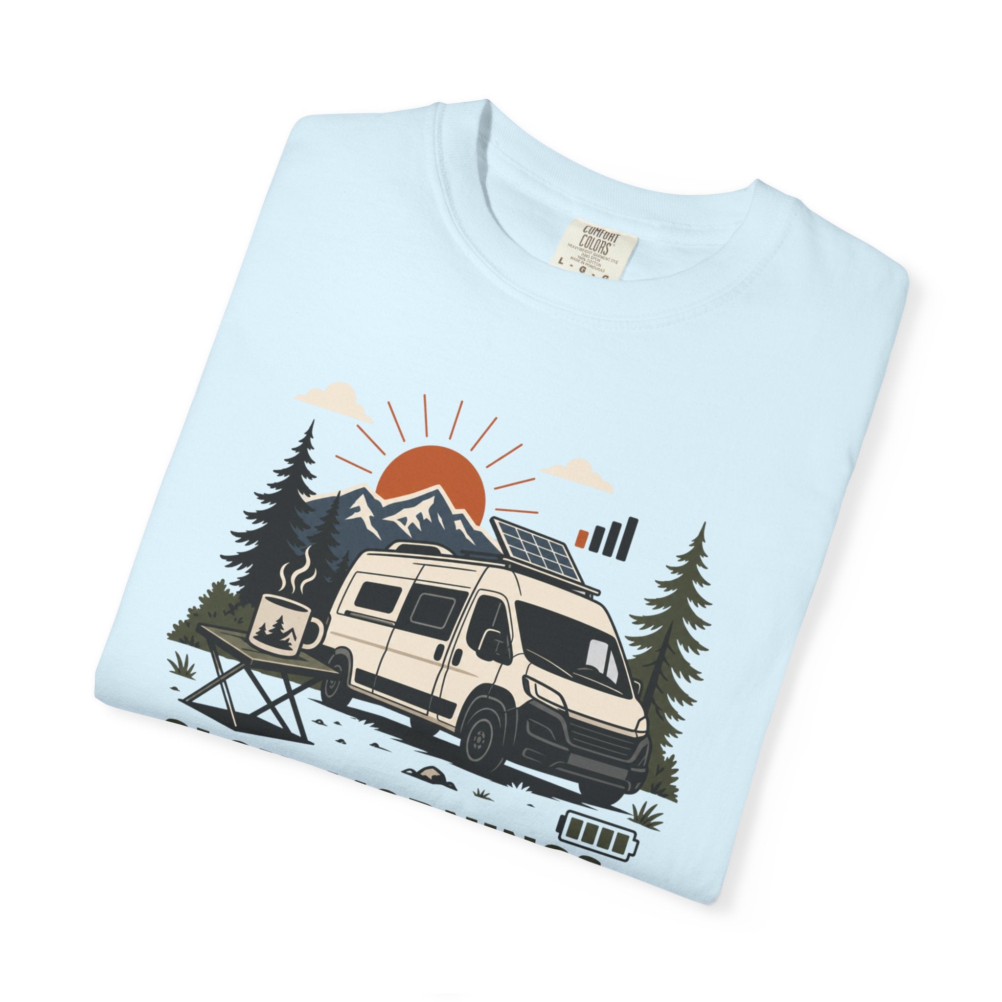 Slow Mornings Strong Coffee Weak Signal - T-Shirt