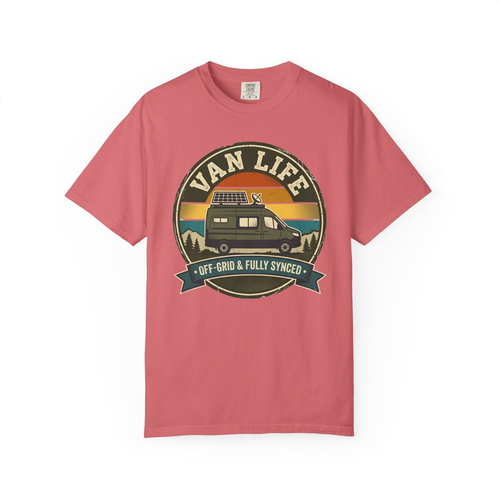 Van Life Offgrid And Fully Synced - T-Shirt