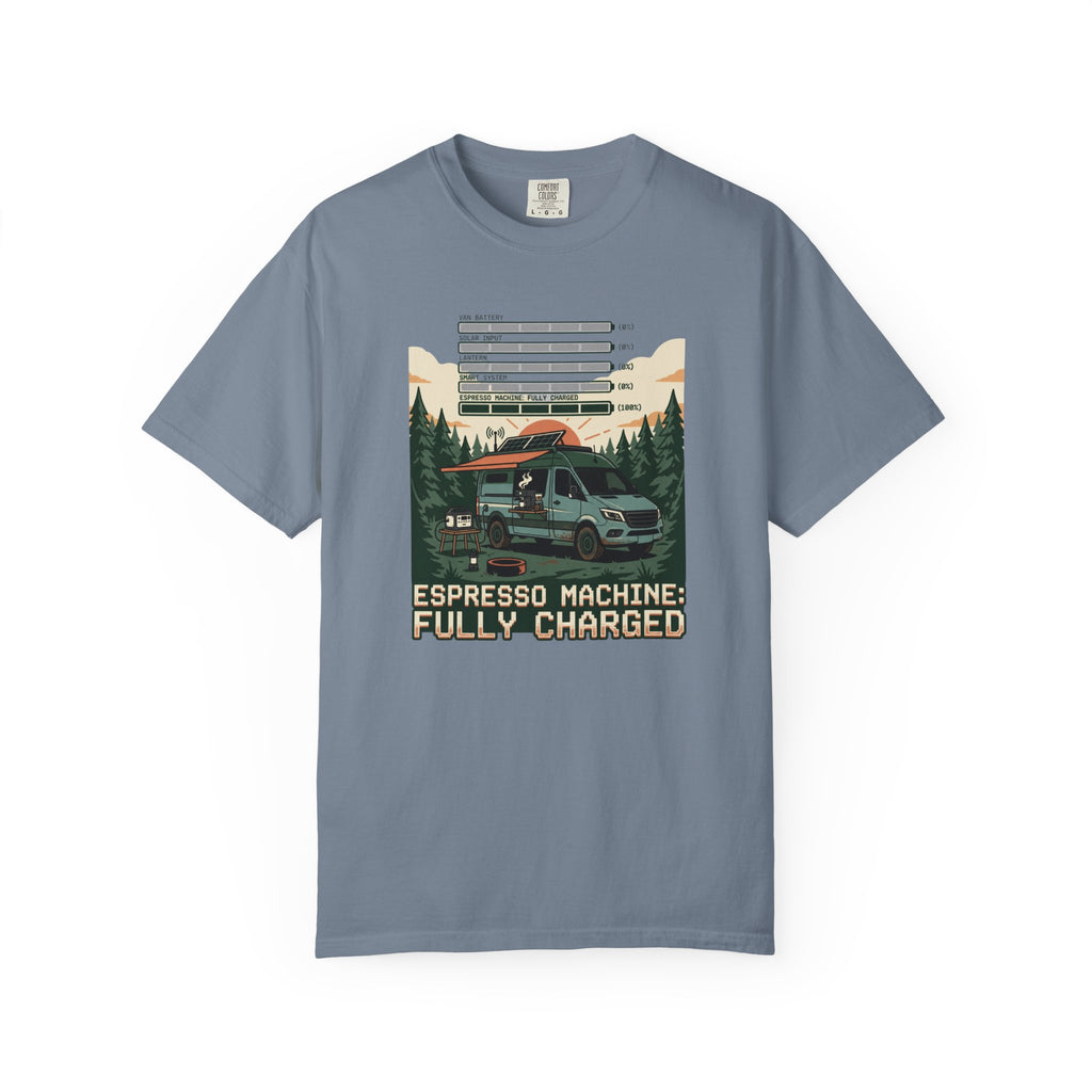 Espresso Machine Fully Charged - T-Shirt