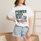 Power Under Seat Dog In Window - T-Shirt