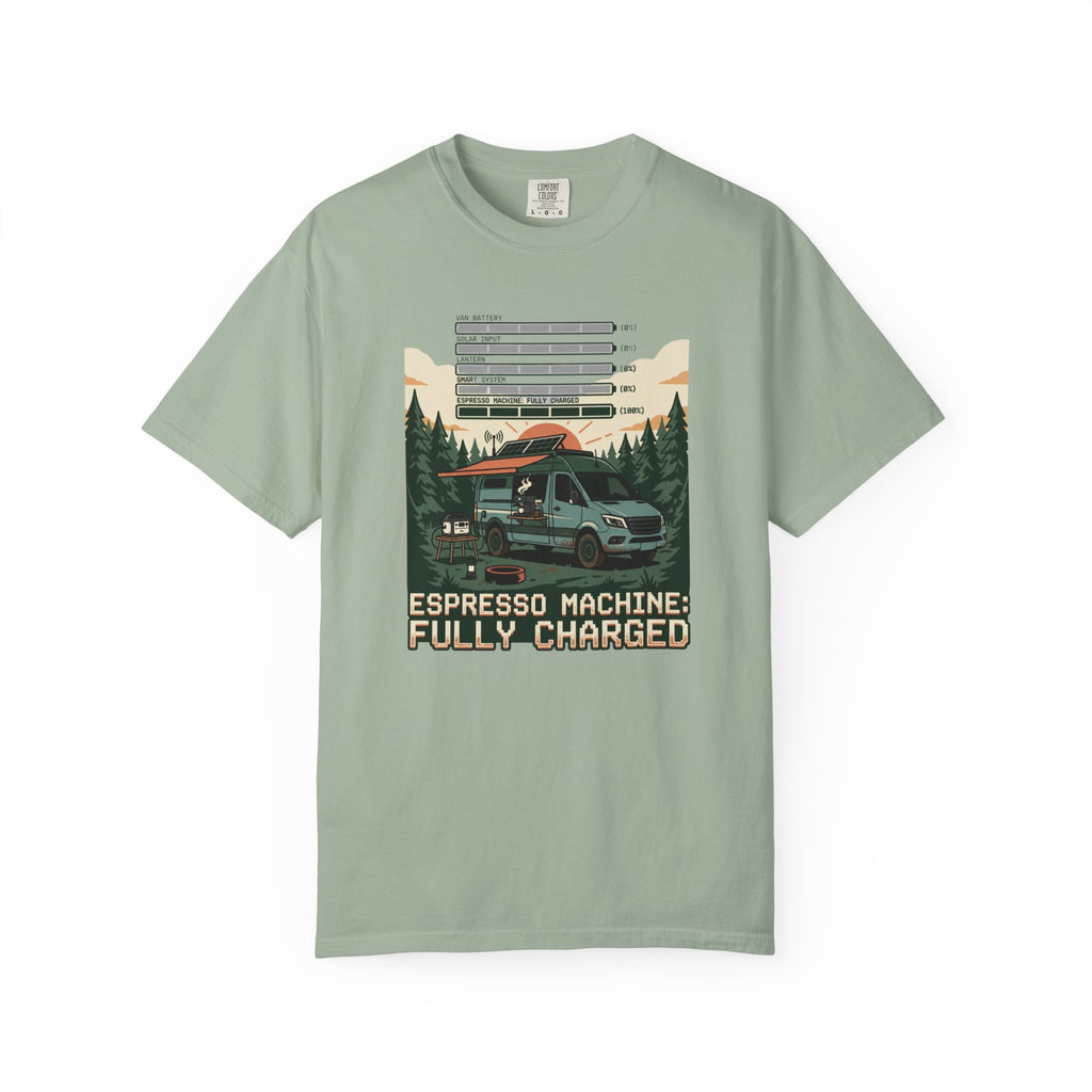 Espresso Machine Fully Charged - T-Shirt