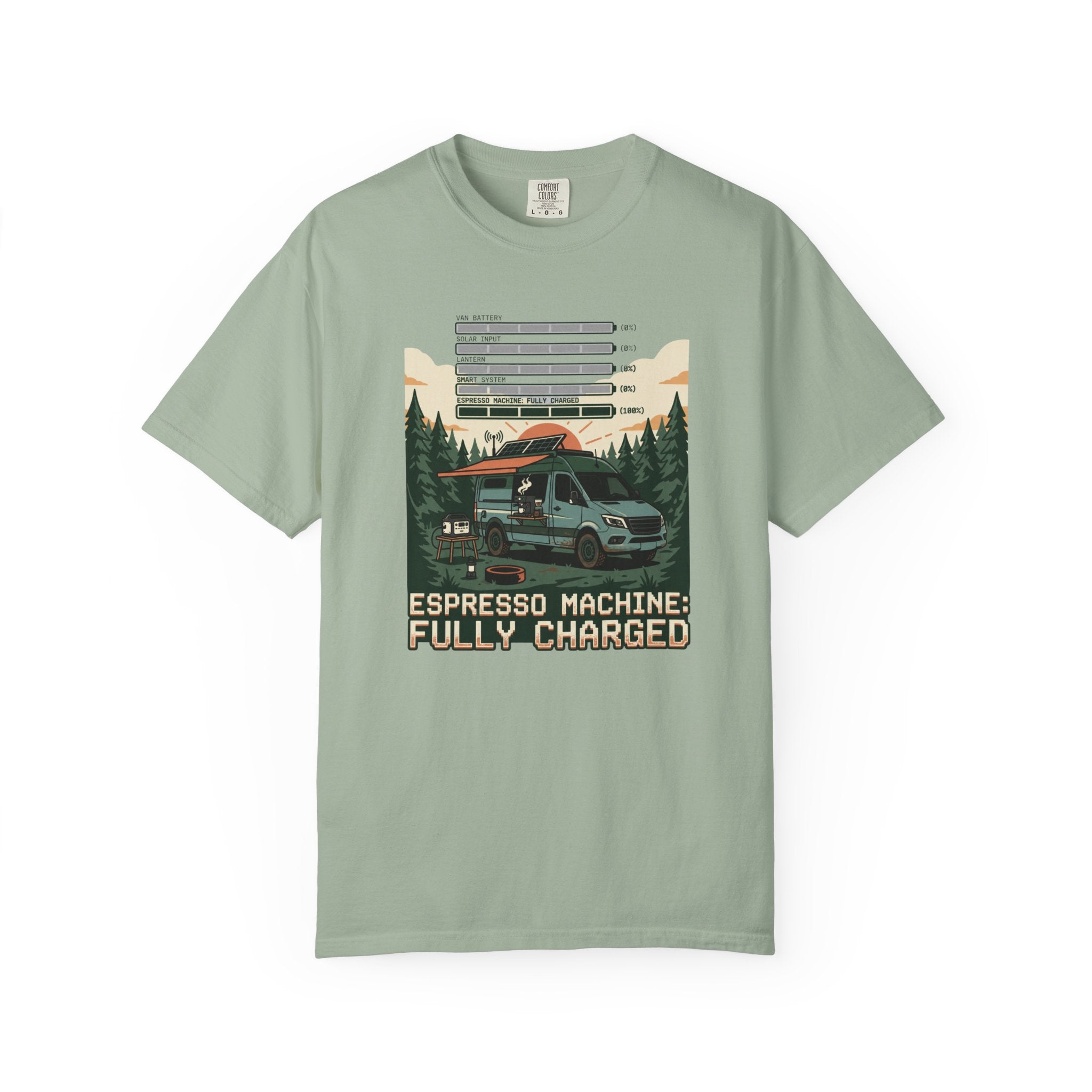 Espresso Machine Fully Charged - T-Shirt