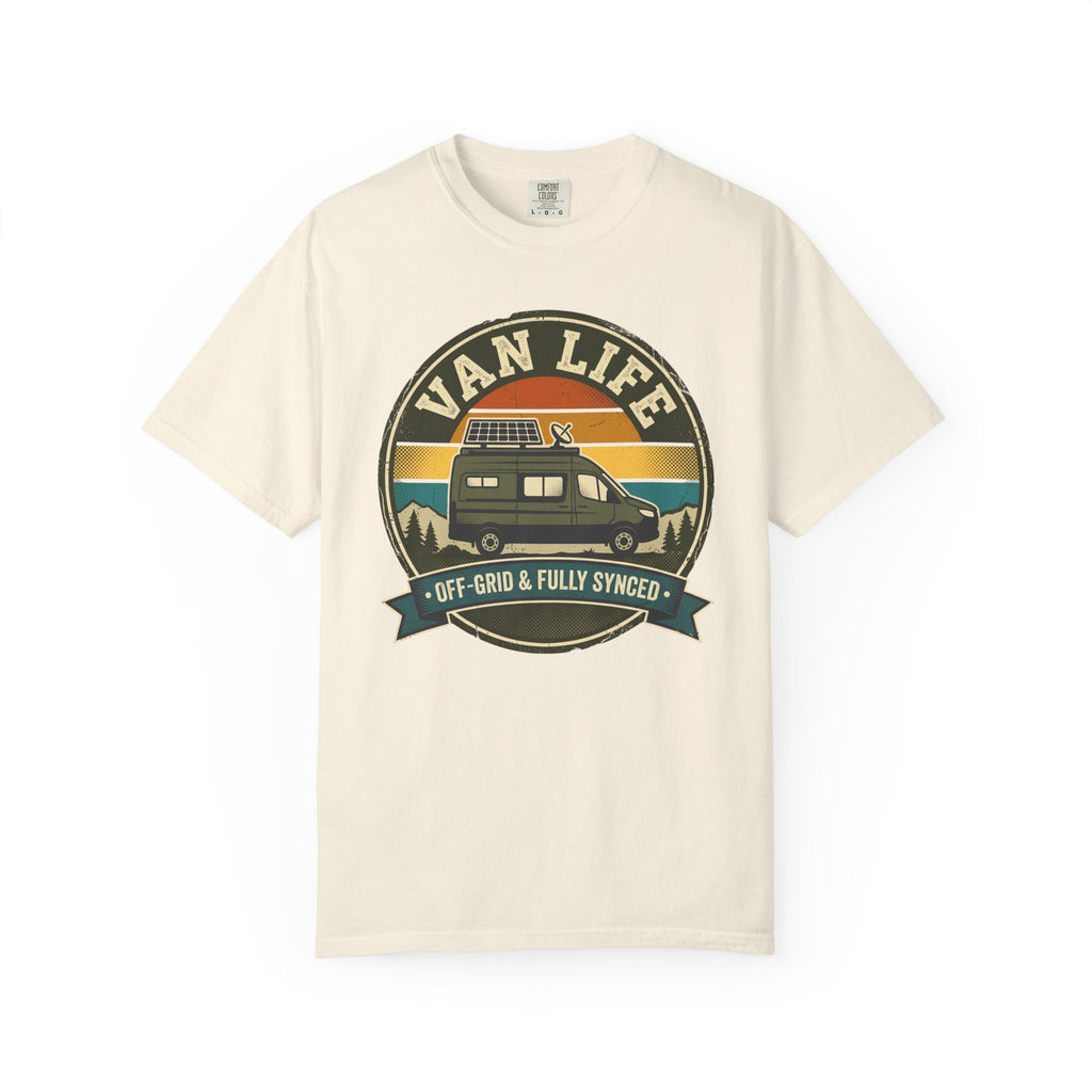 Van Life Offgrid And Fully Synced - T-Shirt