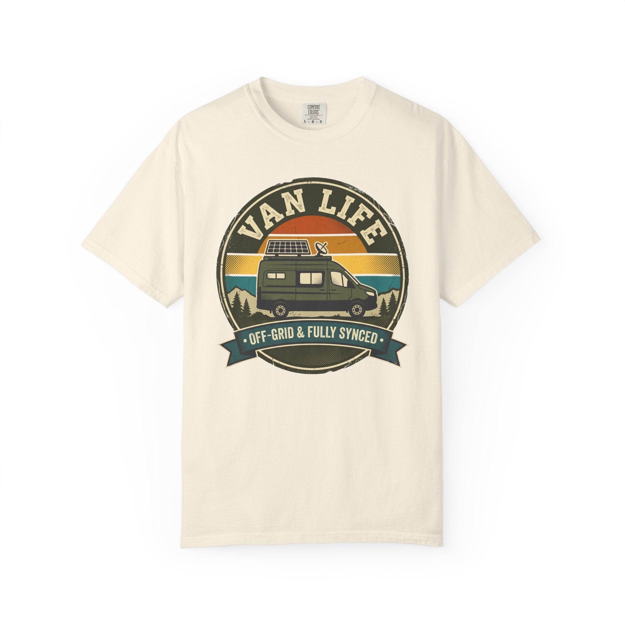 Van Life Offgrid And Fully Synced - T-Shirt