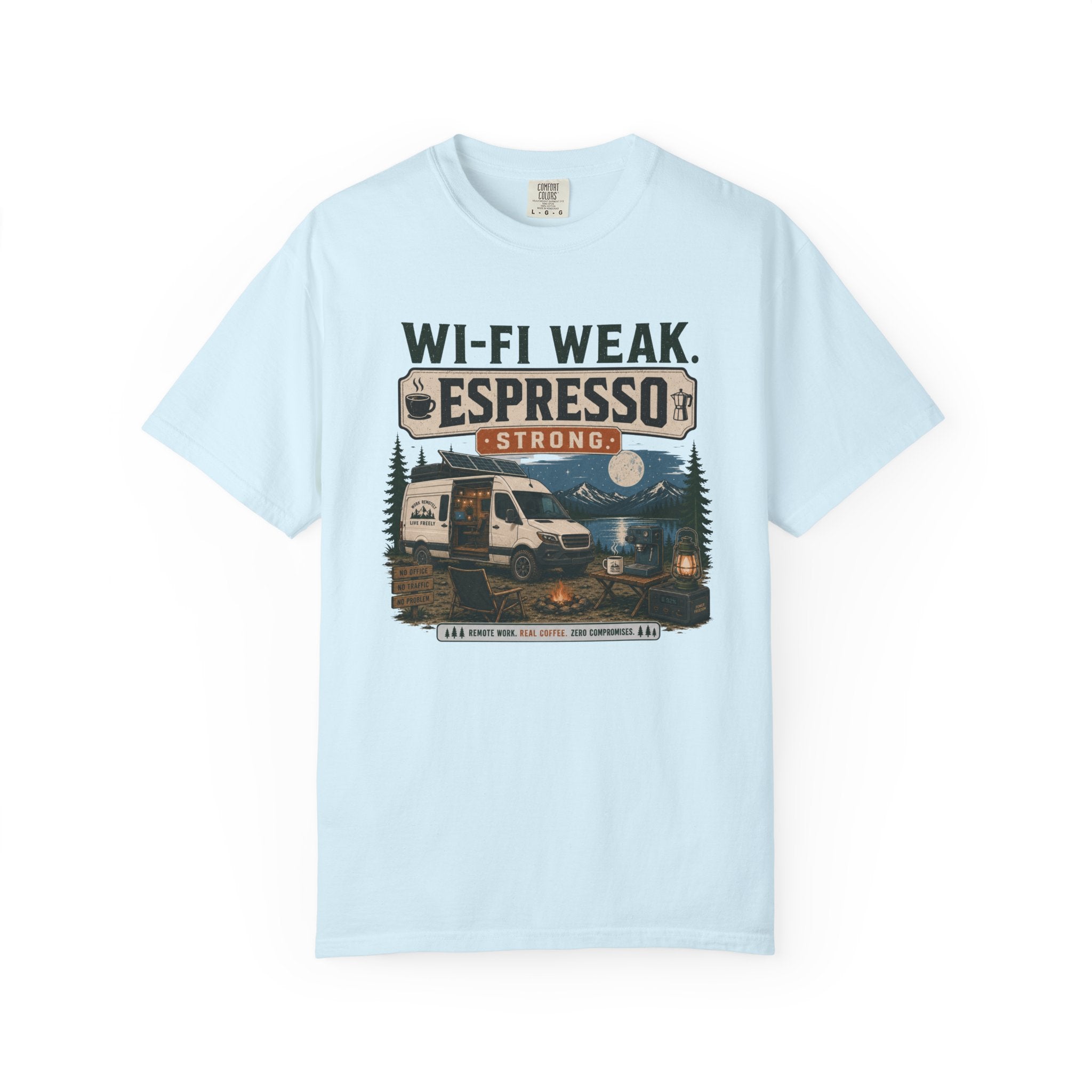 Wi-Fi Weak Espresso Strong - T-Shirt