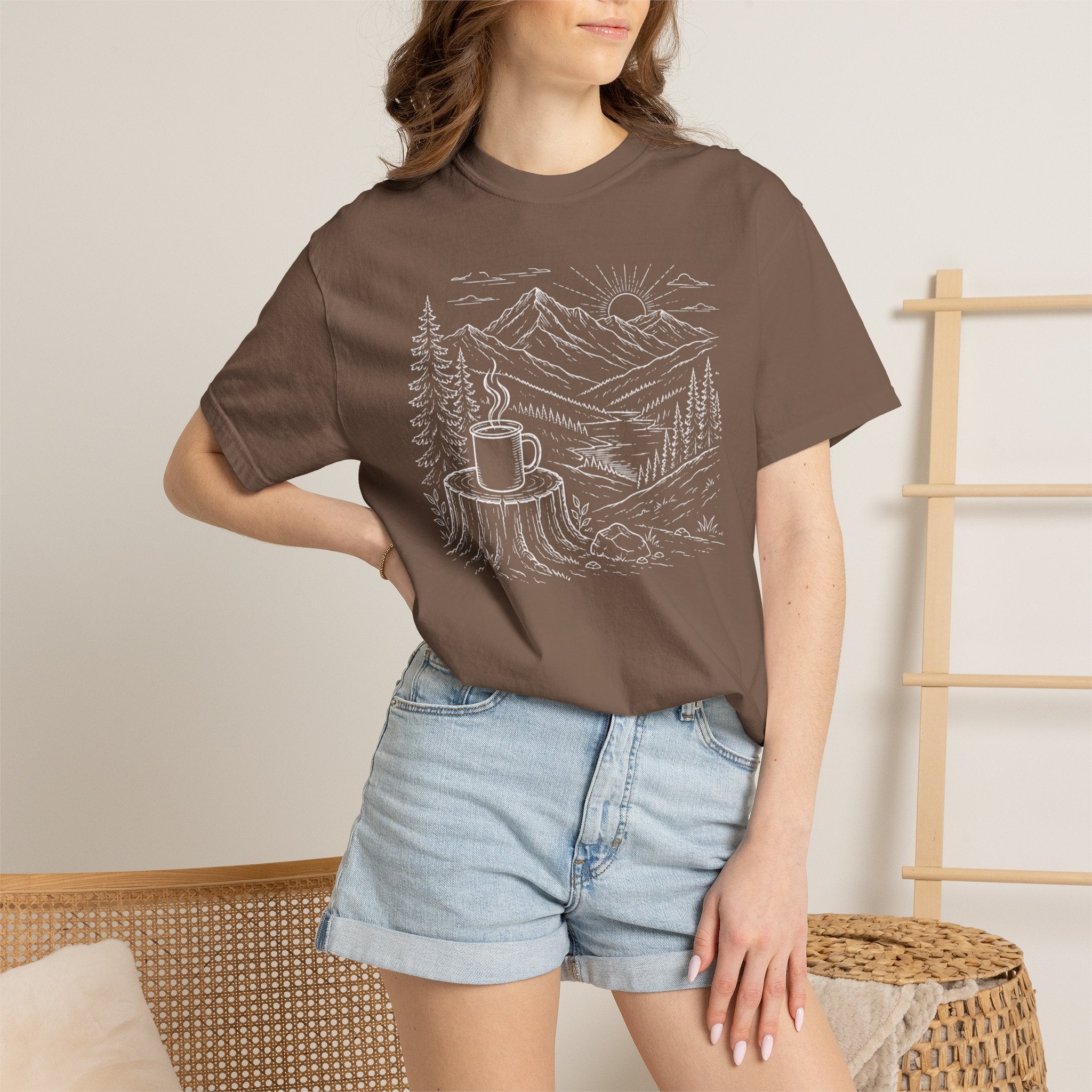 Peak Voltage Starts With Camp Coffee - T-Shirt