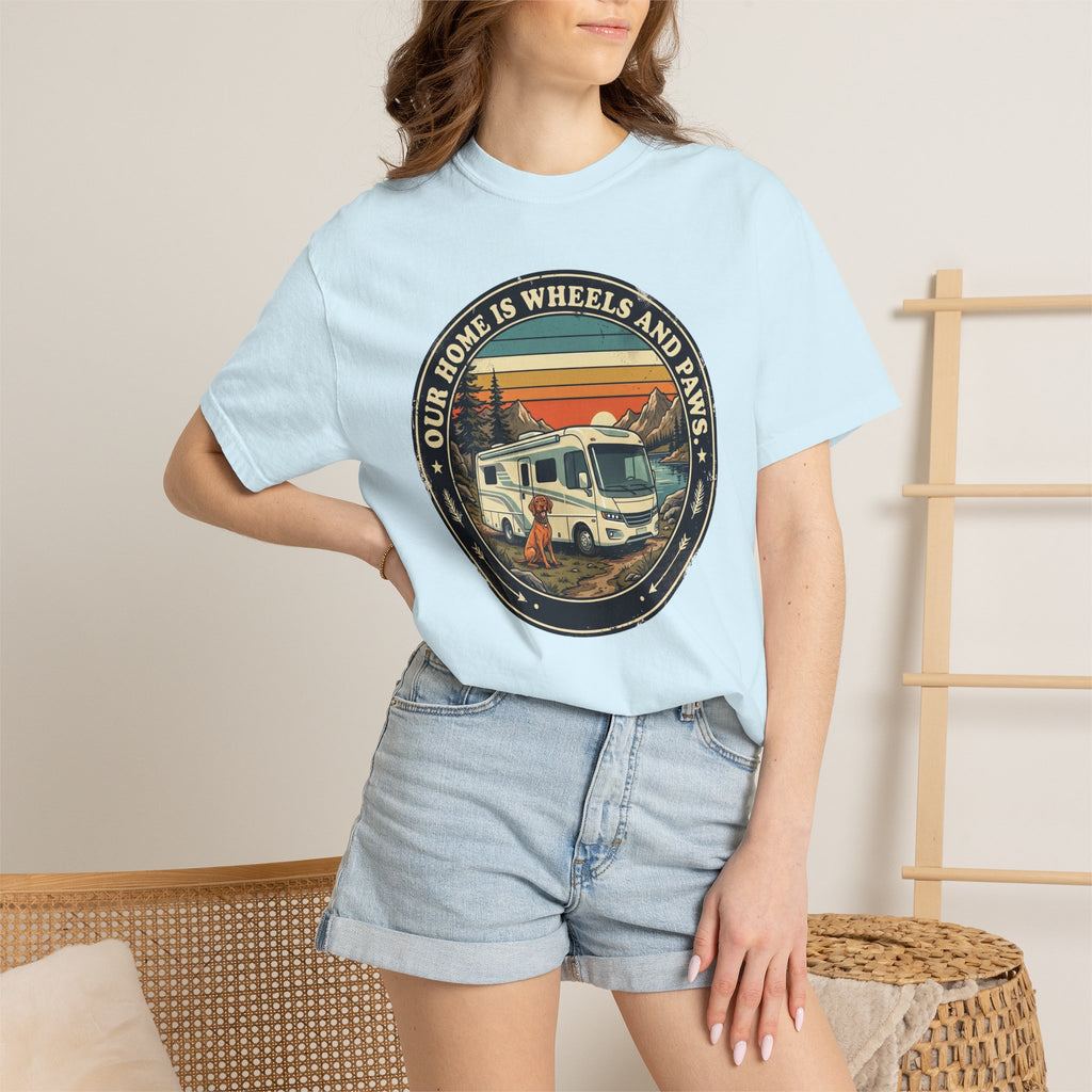 Our Home Is Wheels And Paws - T-Shirt
