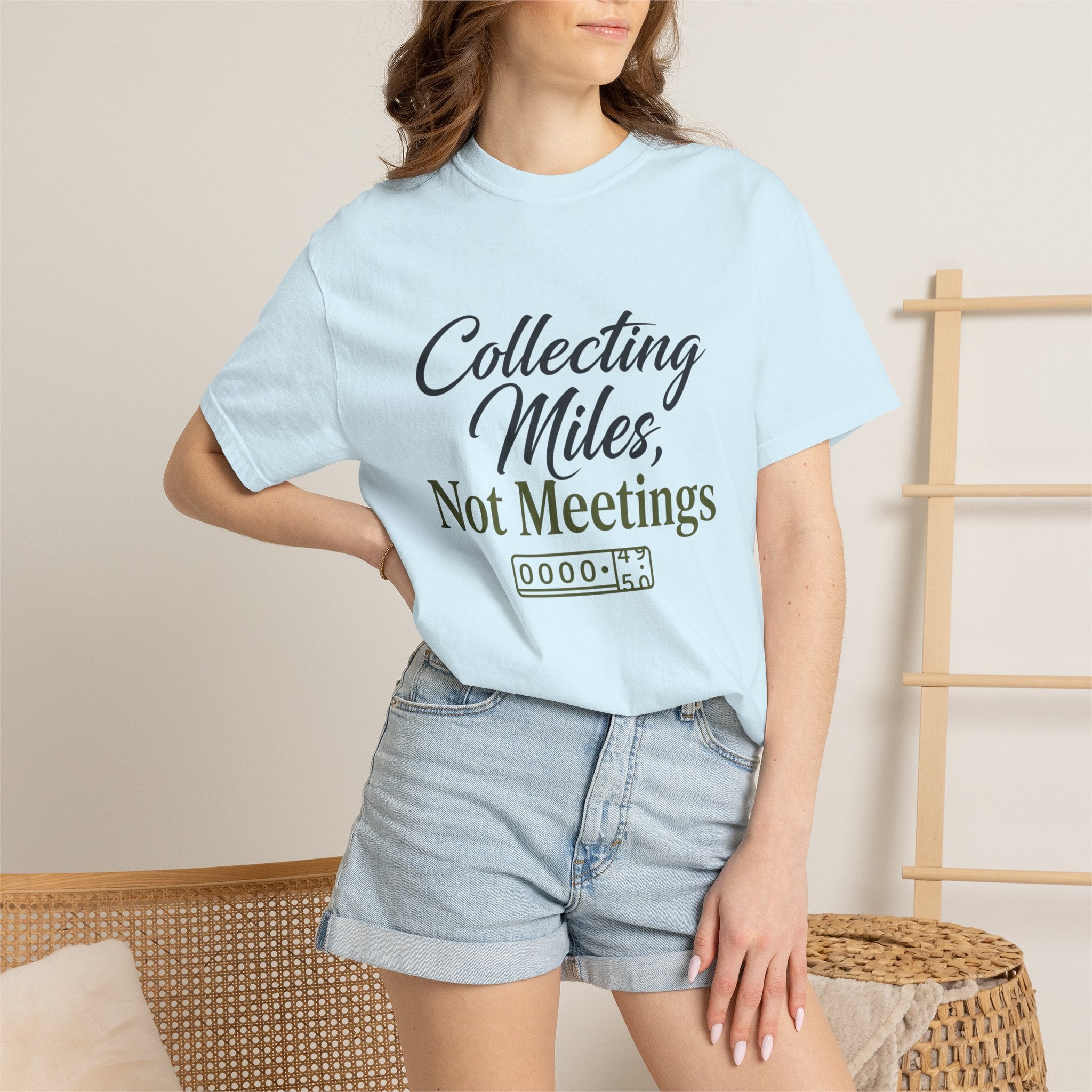 Collecting Miles Not Meetings - T-Shirt