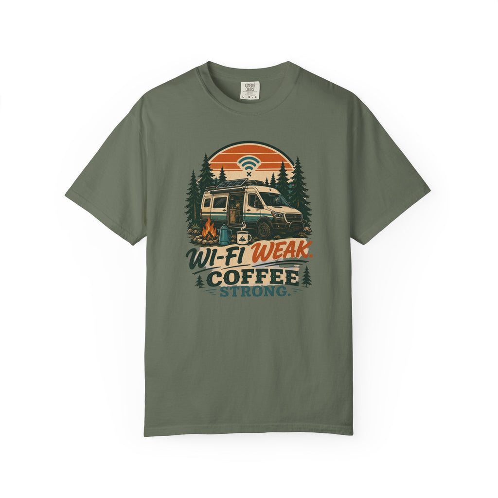 Wifi Weak Coffee Strong - T-Shirt