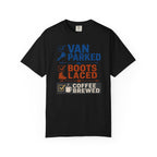 Van Parked Boots Laced Coffee Brewed - T-Shirt