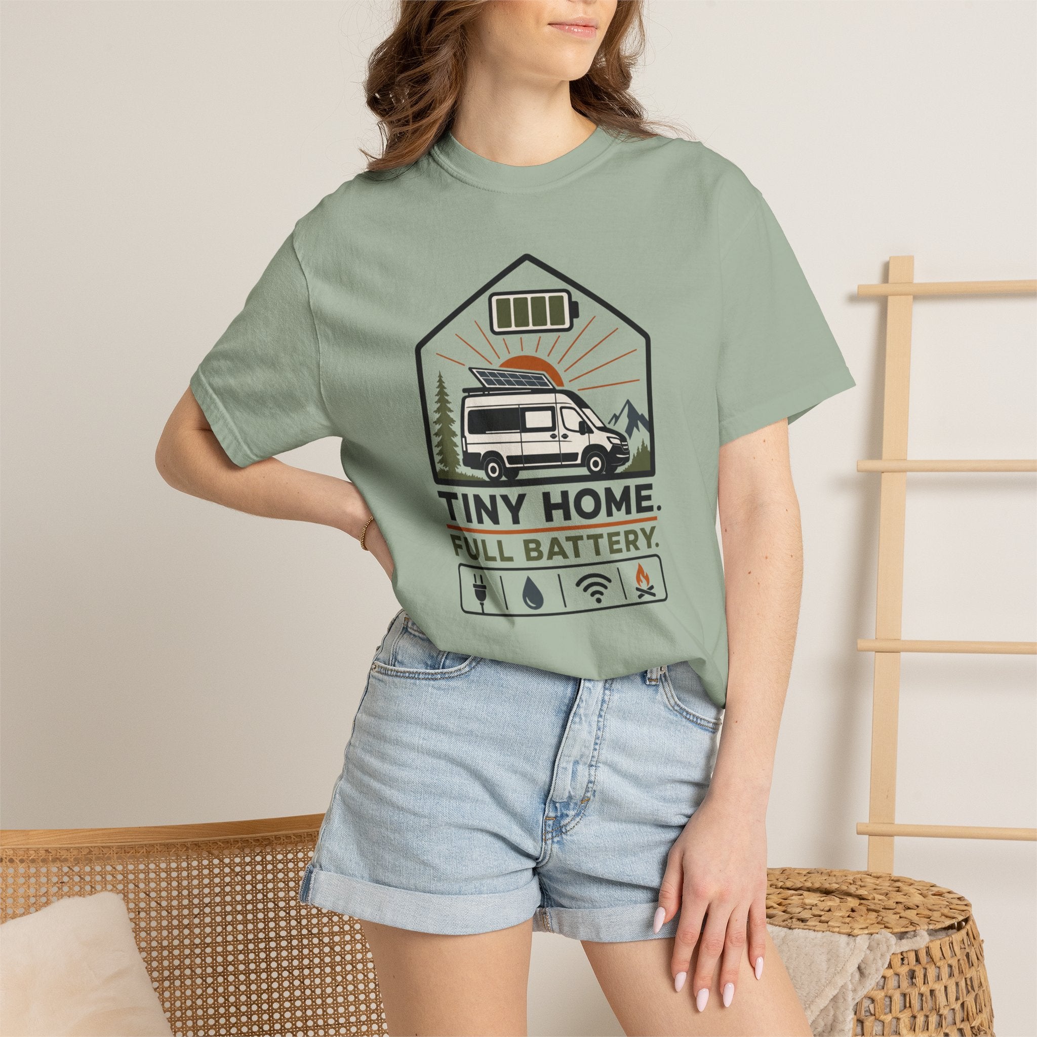 Tiny Home Full Battery - T-Shirt