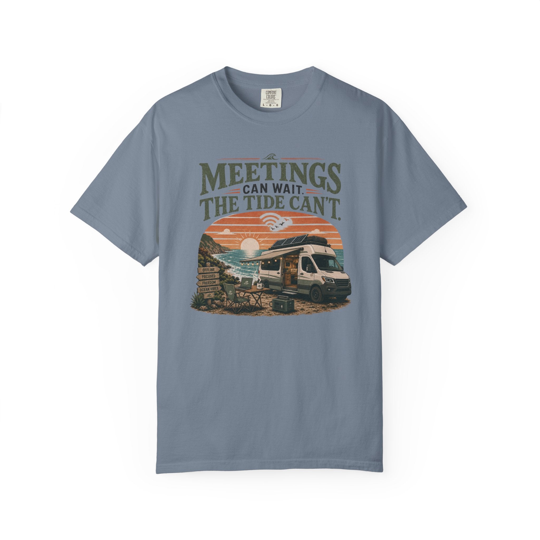 Meetings Can Wait The Tide Can't - T-Shirt