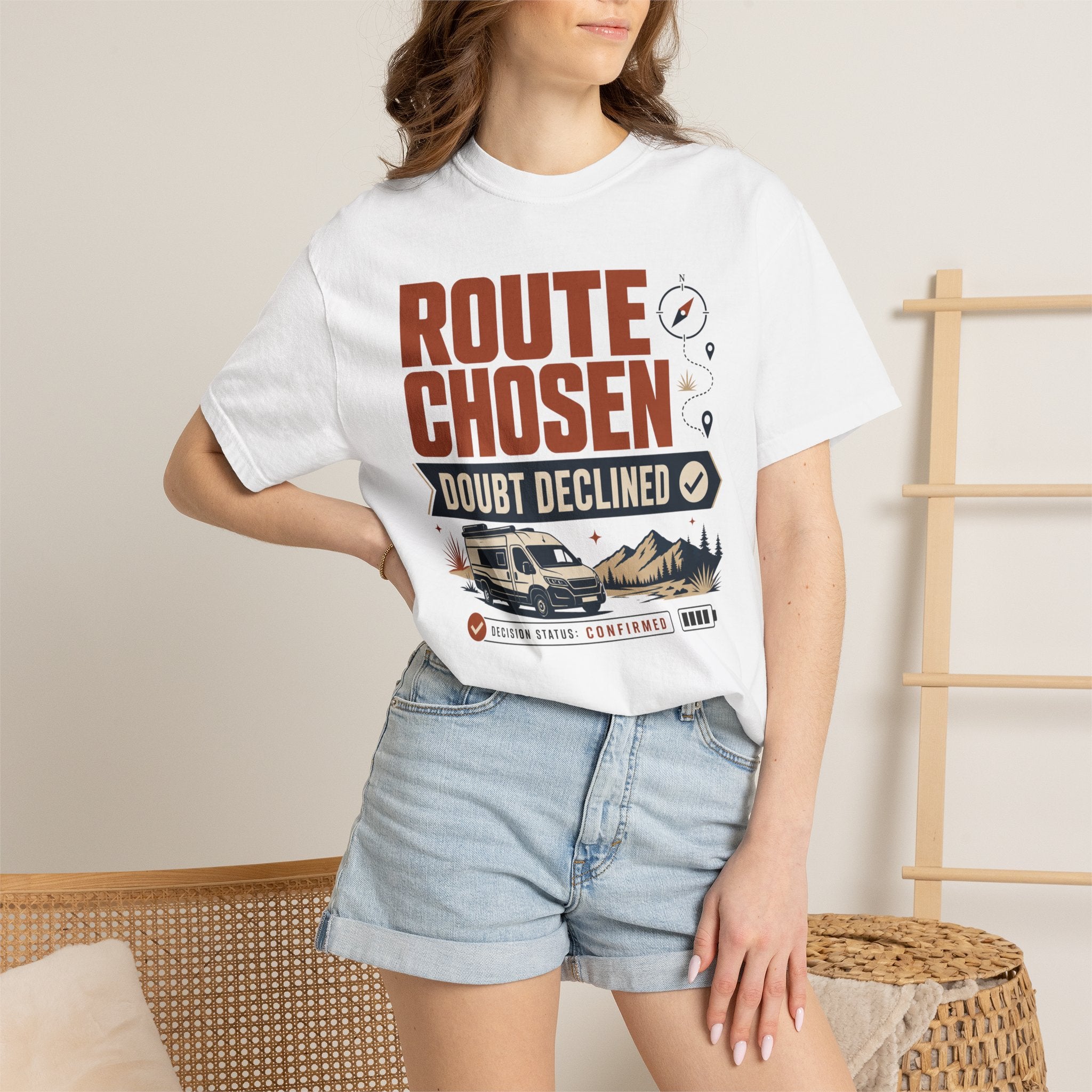 Route Chosen Doubt Declined - T-Shirt