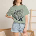 America Looks Better Through A Windshield - T-Shirt