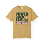 Power Under Seat Dog In Window - T-Shirt
