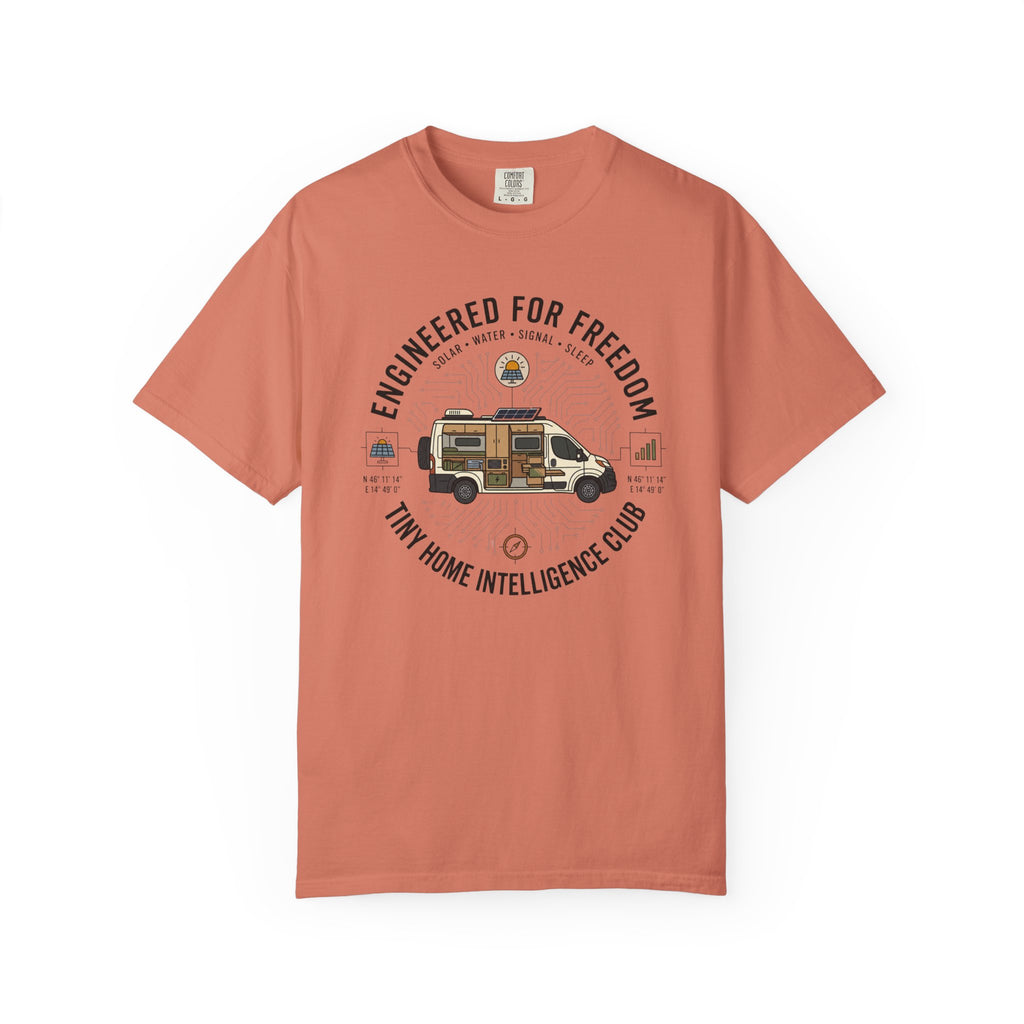 Engineered For Freedom Tiny Home Intelligence Club - T-Shirt