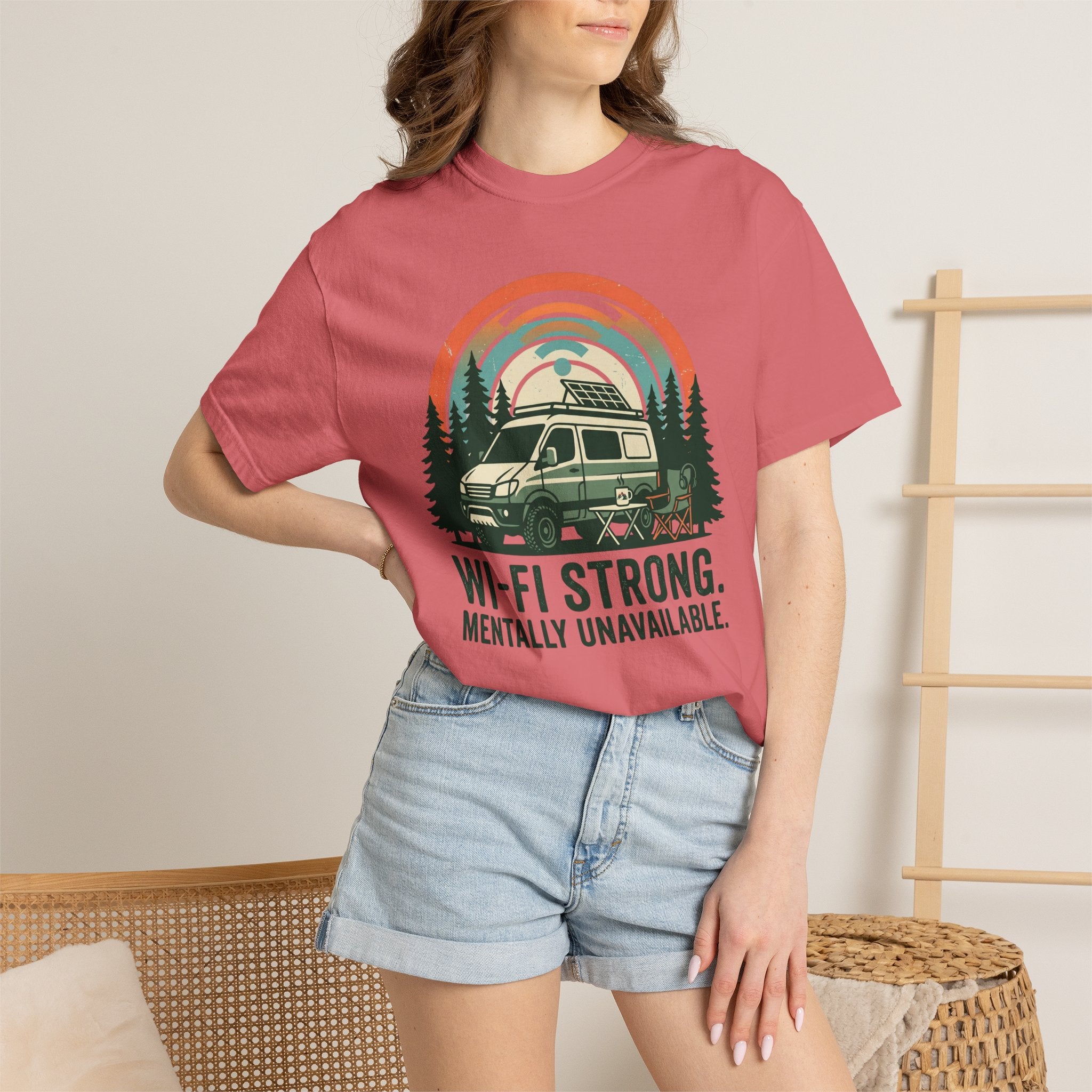 Wifi Strong Mentally Unavailable - T-Shirt