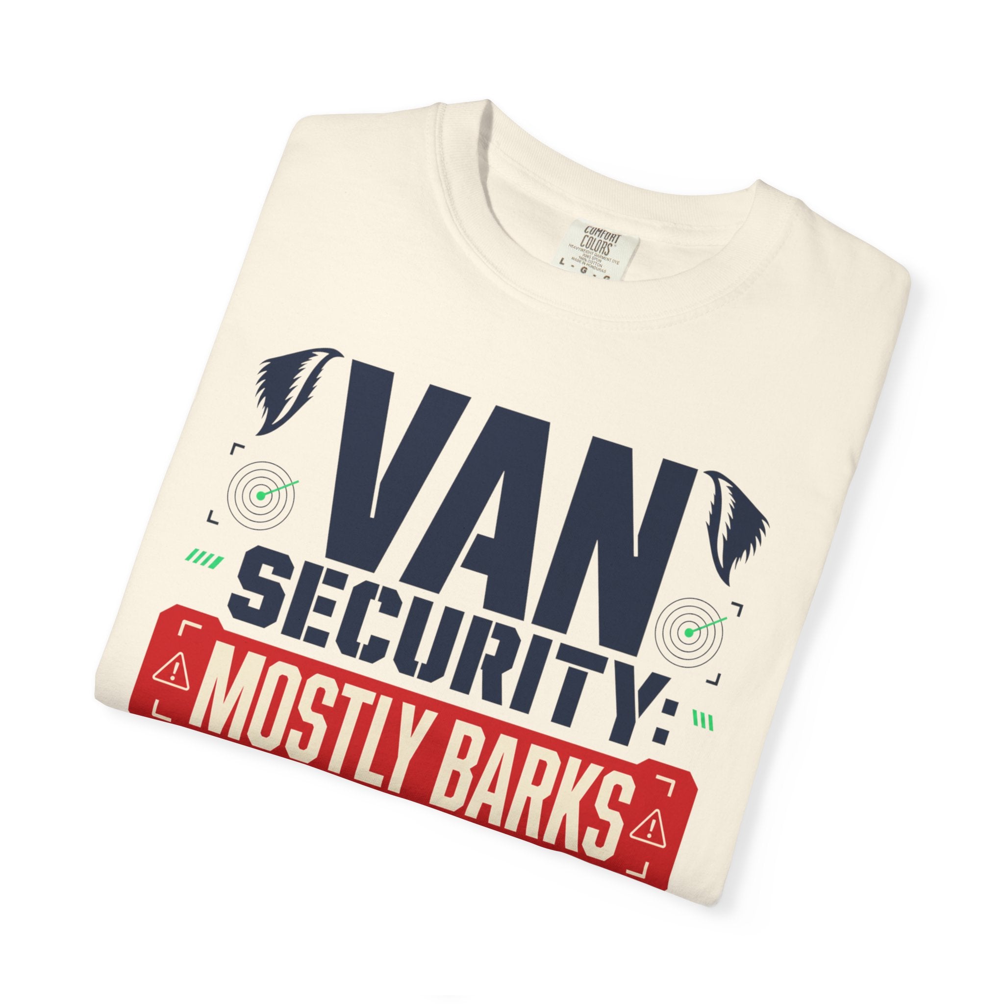 Van Security Mostly Barks - T-Shirt