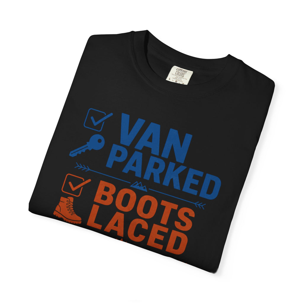 Van Parked Boots Laced Coffee Brewed - T-Shirt