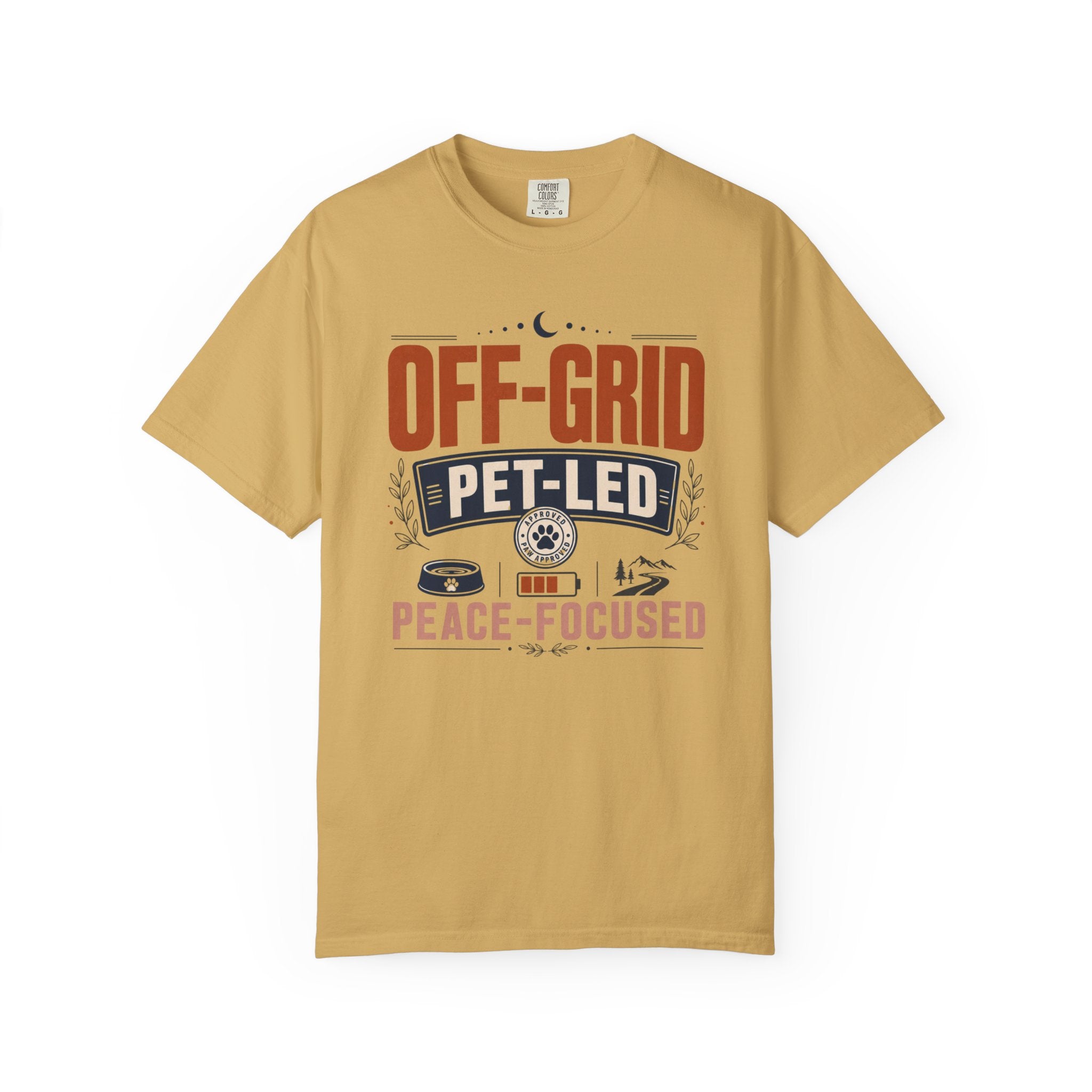 Off Grid Pet Led Peace Focused - T-Shirt