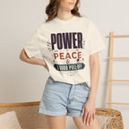 Power Peace And A Good Pull Off - T-Shirt