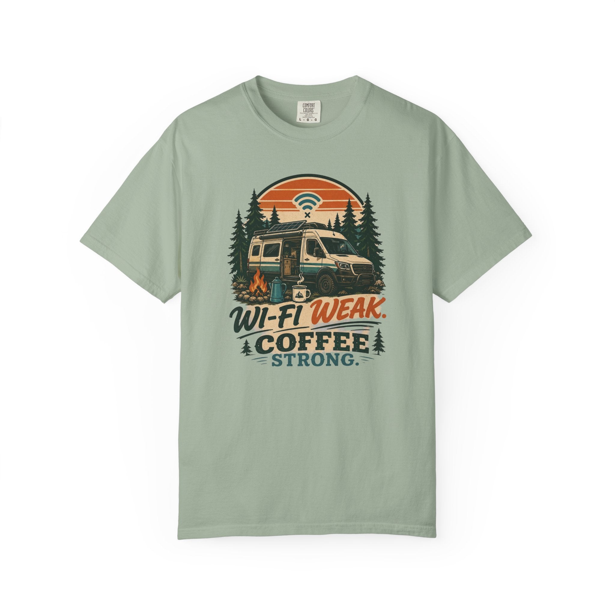 Wifi Weak Coffee Strong - T-Shirt