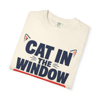 Cat In The Window Chaos In The Cabin - T-Shirt