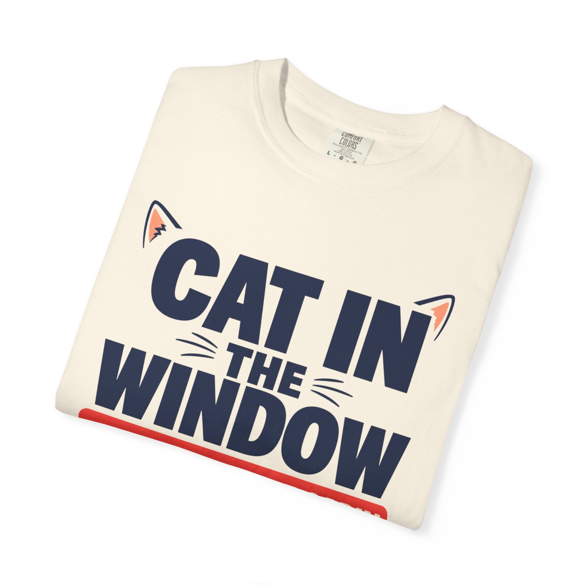 Cat In The Window Chaos In The Cabin - T-Shirt