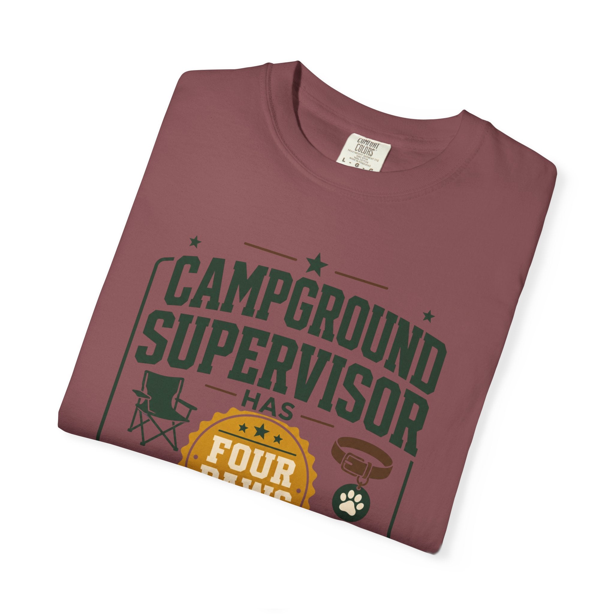 Campground Supervisor Has Four Paws - T-Shirt