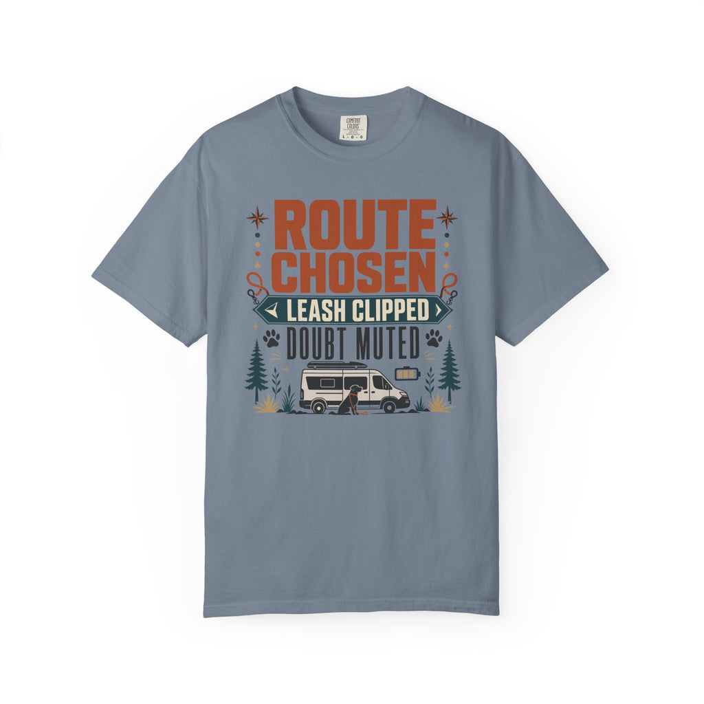 Route Chosen Leash Clipped Doubt Muted - T-Shirt