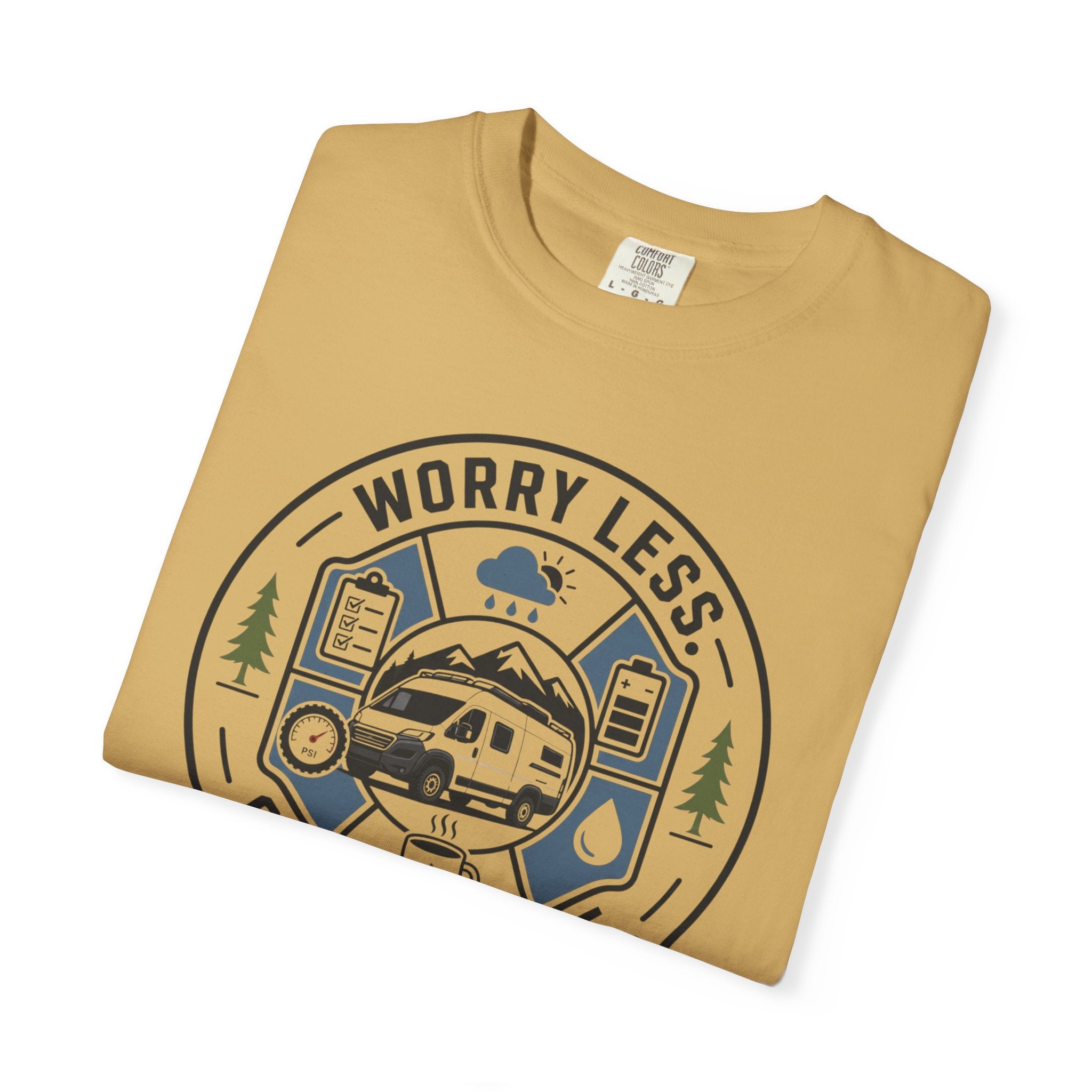 Worry Less Check More - T-Shirt