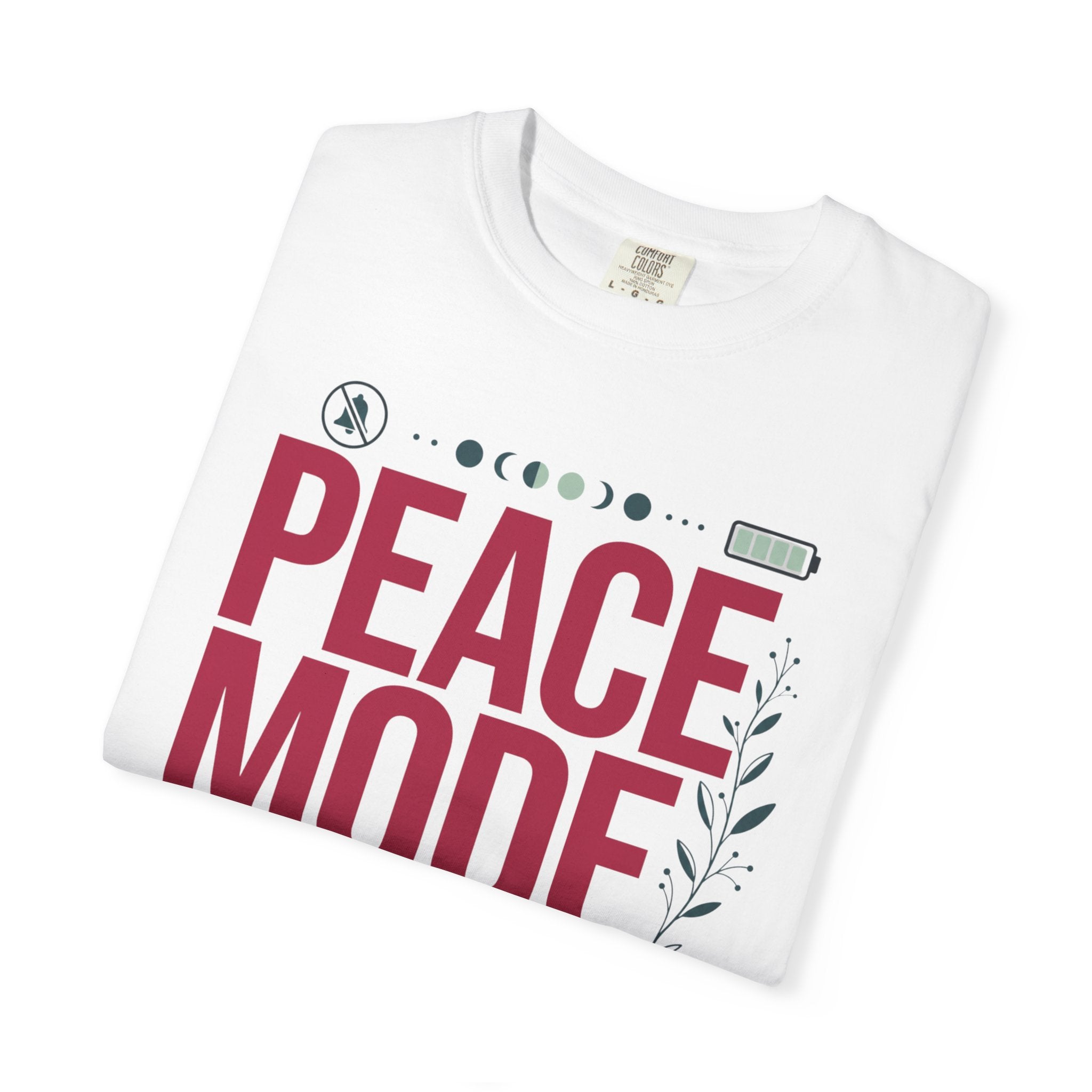 Peace Mode With Paw Prints - T-Shirt