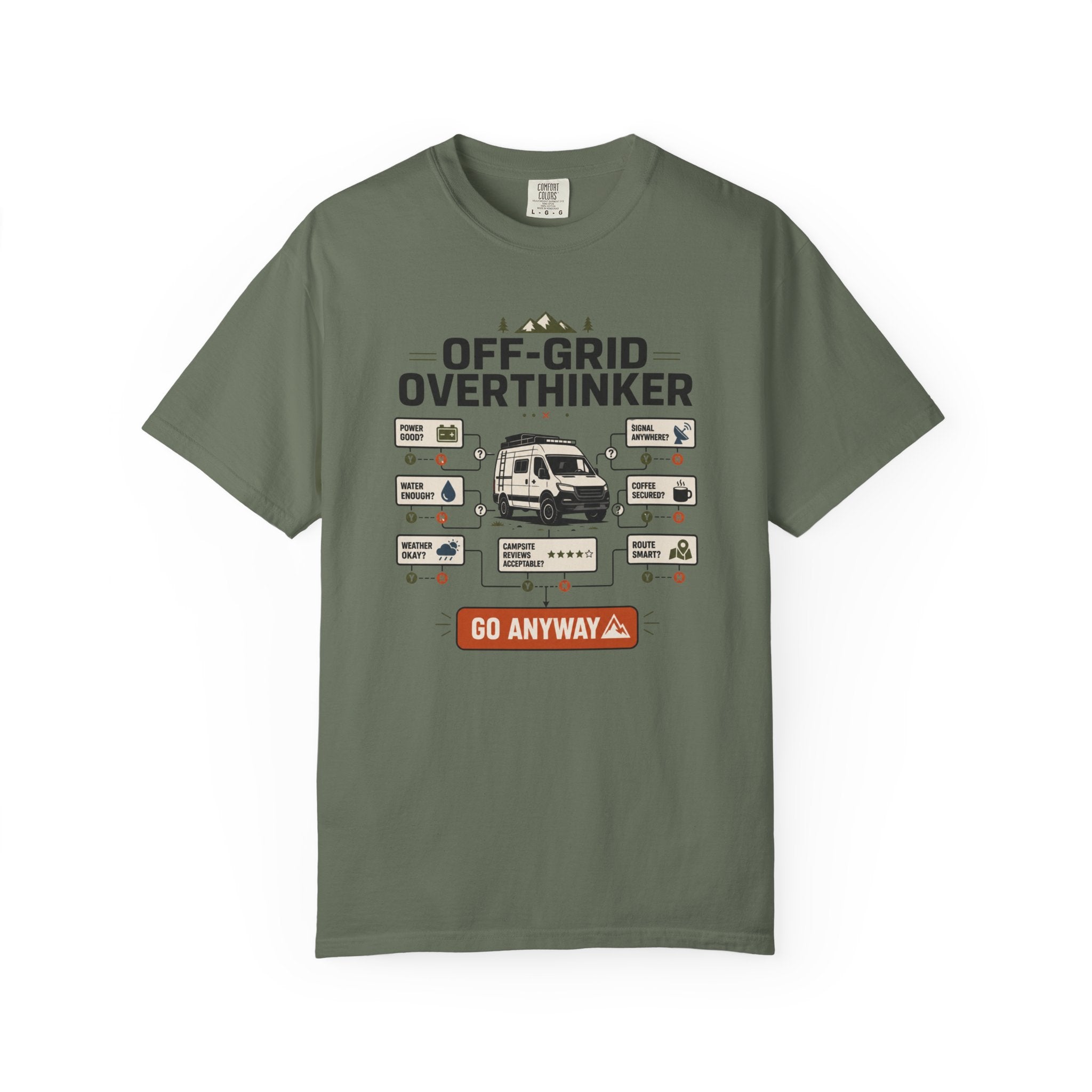 Off Grid Overthinker - T-Shirt