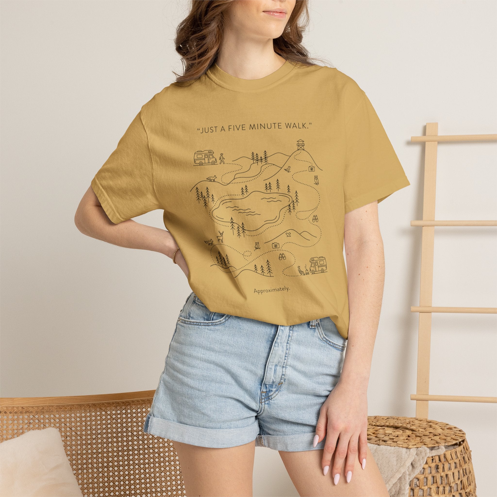 Just Five Minute Walk Approximately - T-Shirt