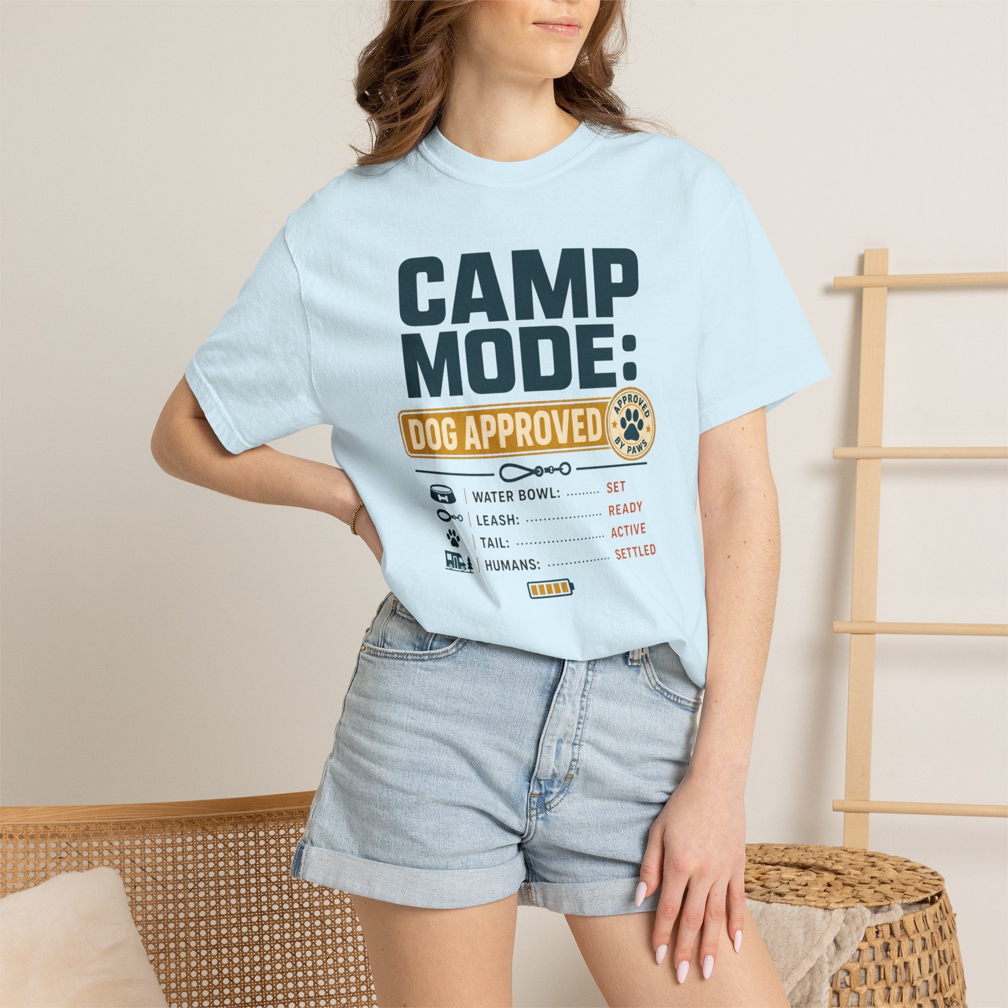 Camp Mode Dog Approved - T-Shirt