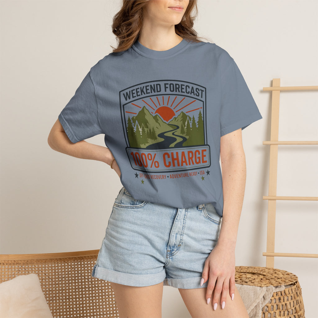 Weekend Forecast 100 Percent Charge - T-Shirt
