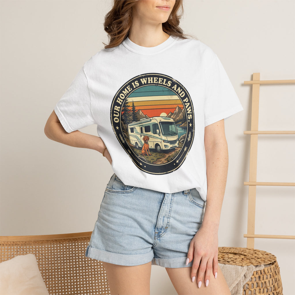 Our Home Is Wheels And Paws - T-Shirt