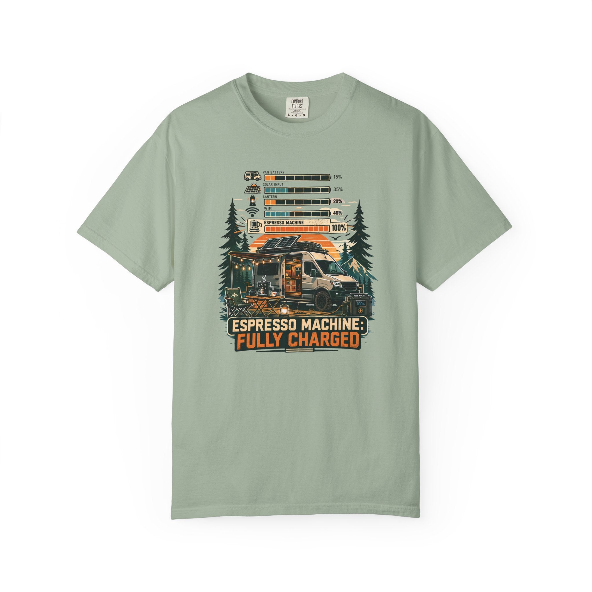Espresso Machine Fully Charged - T-Shirt