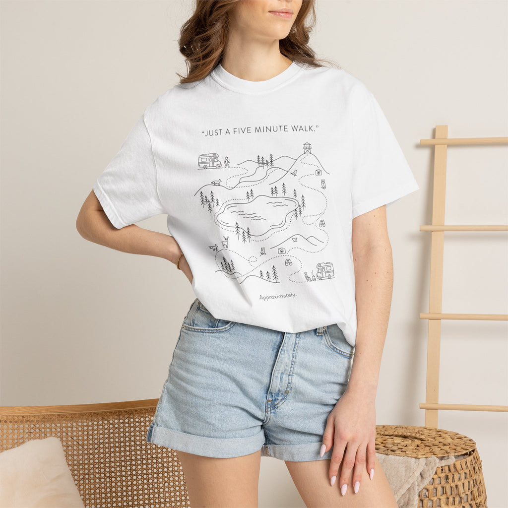 Just Five Minute Walk Approximately - T-Shirt