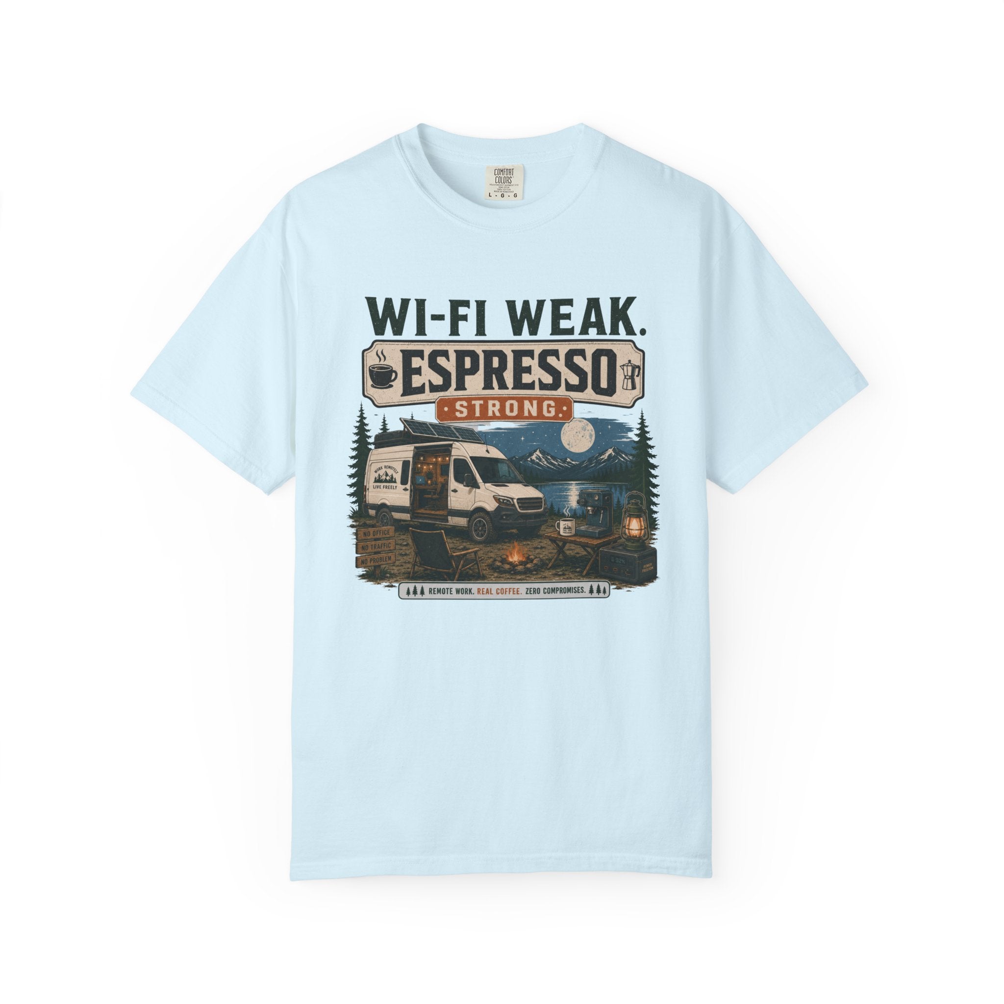 Wi-Fi Weak Espresso Strong - T-Shirt