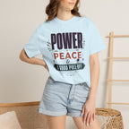 Power Peace And A Good Pull Off - T-Shirt