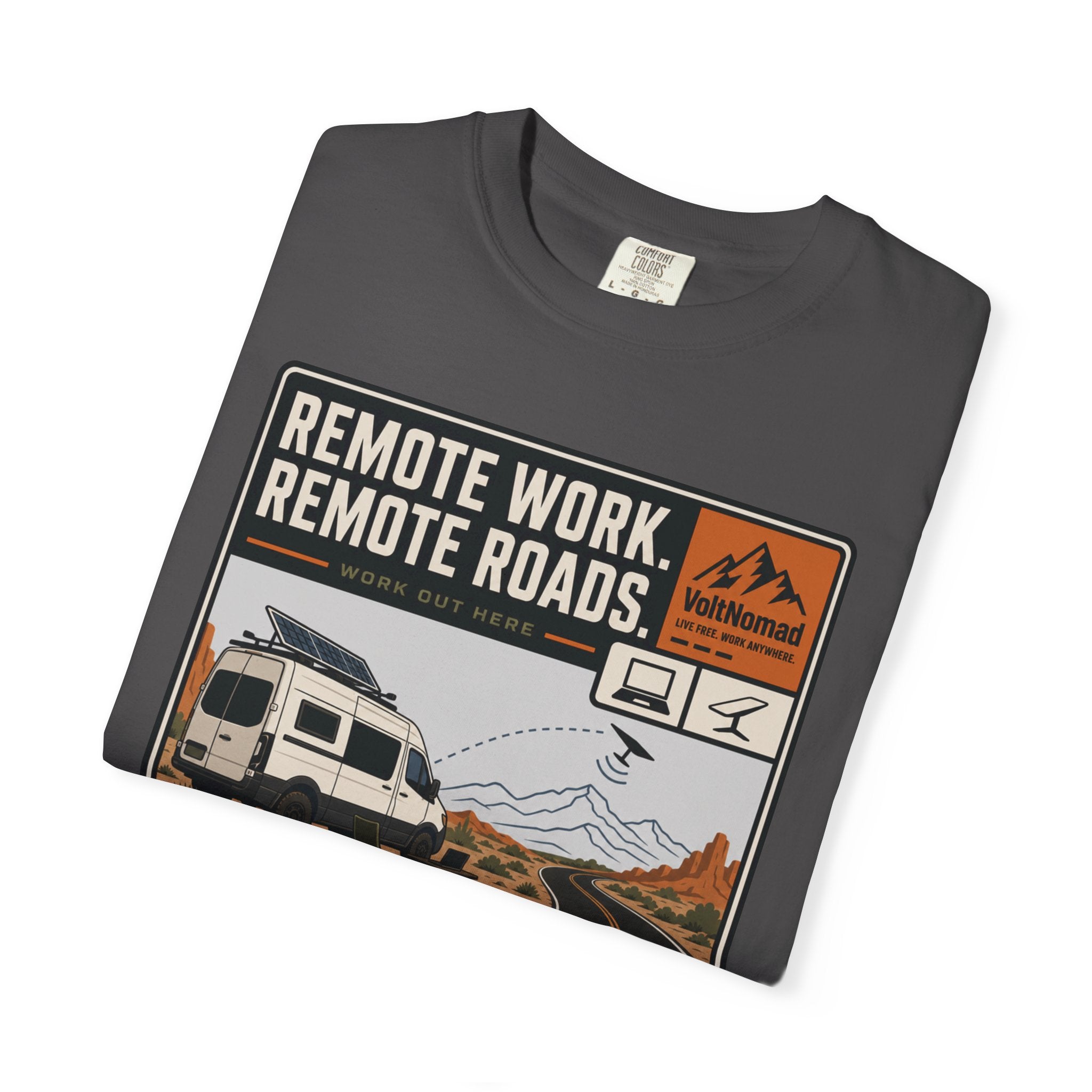 Remote Work Remote Roads - T-Shirt