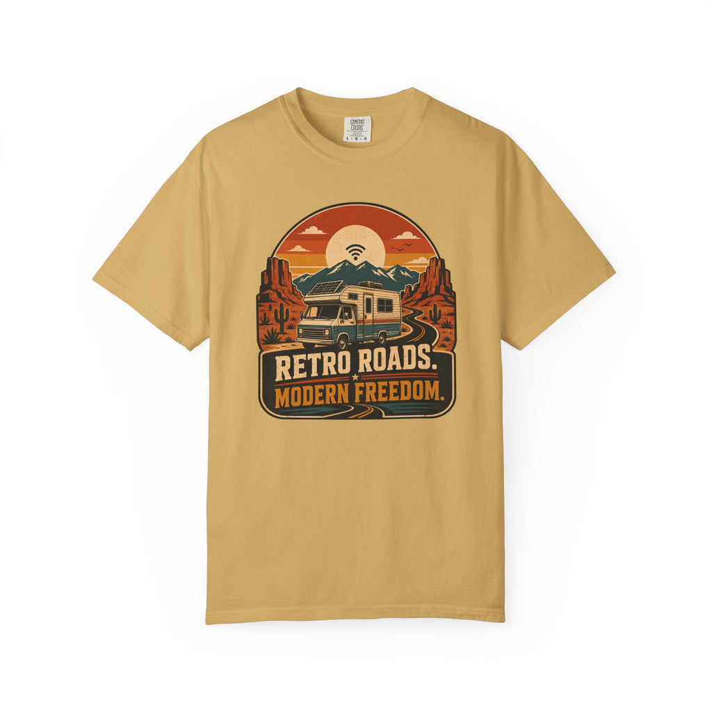 Retro Roads Modern Freedom - T-Shirt