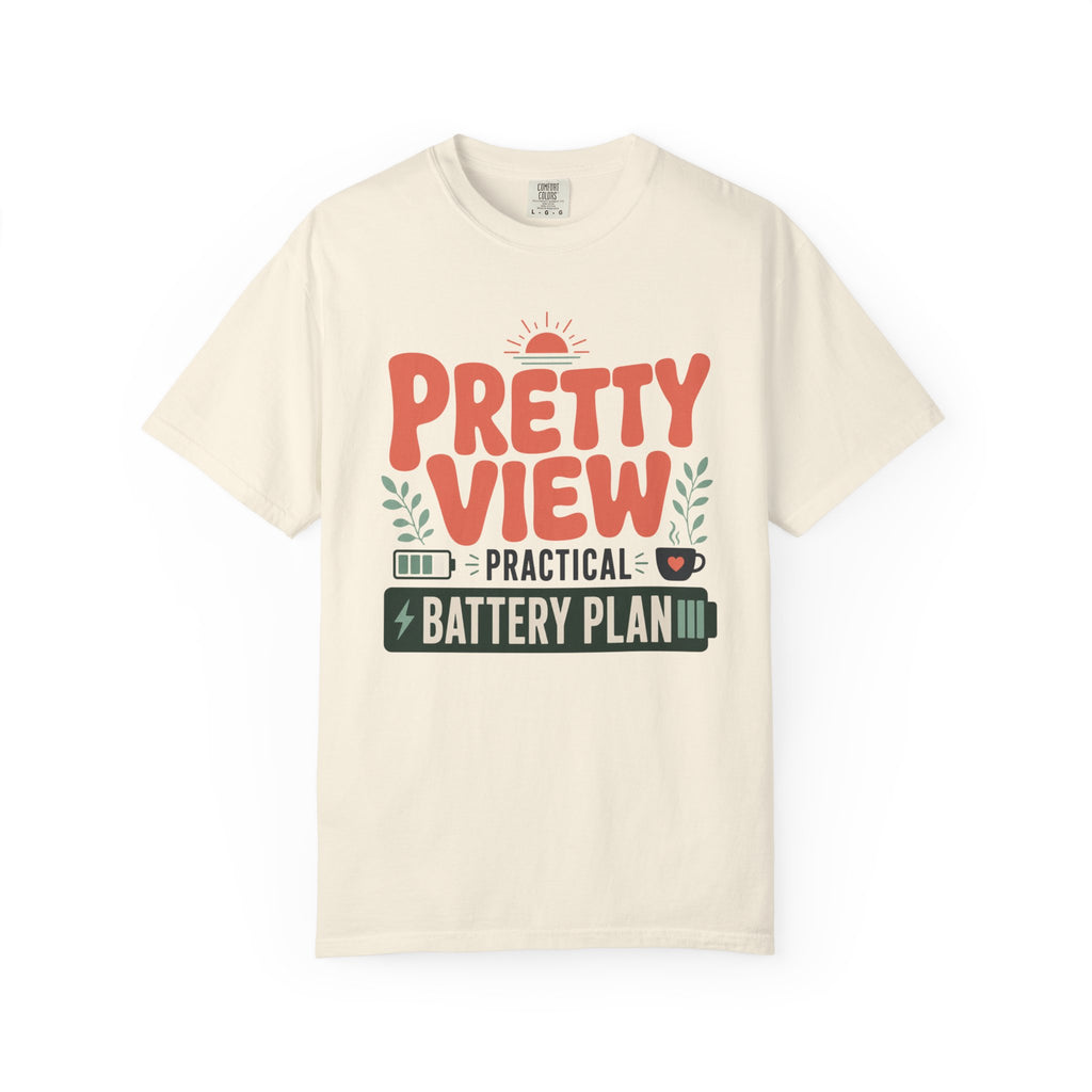 Pretty View Practical Battery Plan - T-Shirt