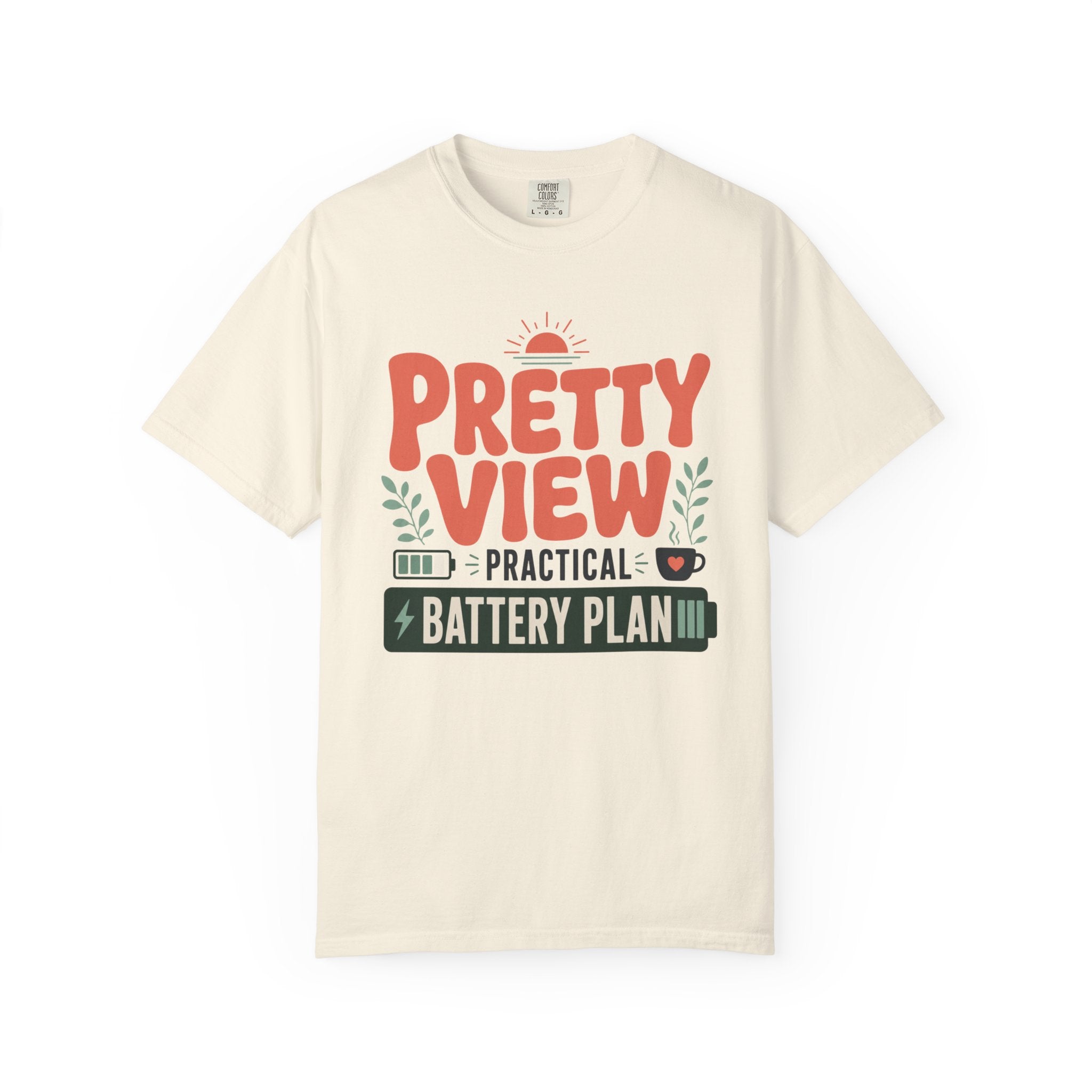 Pretty View Practical Battery Plan - T-Shirt