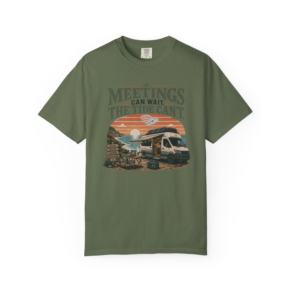 Meetings Can Wait The Tide Can't - T-Shirt