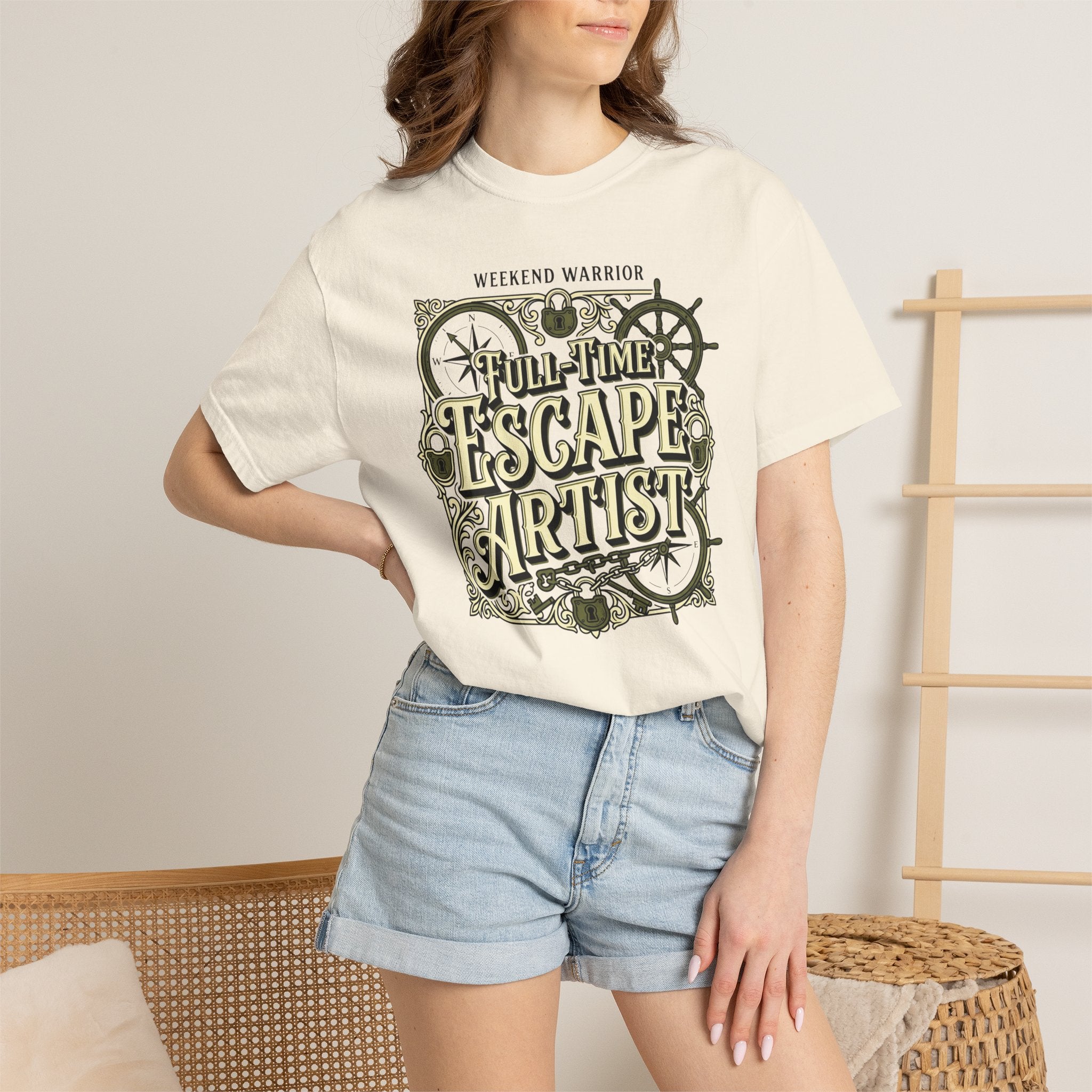 Weekend Warrior Full-Time Escape Artist - T-Shirt